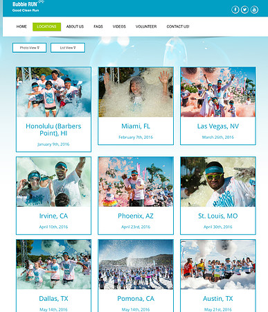 Bubble Run Staff Photographer