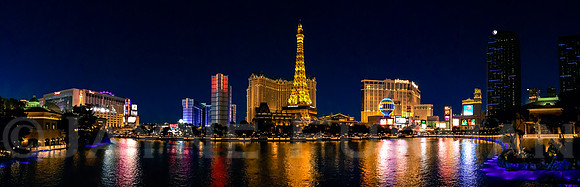Las Vegas Strip View from Lago