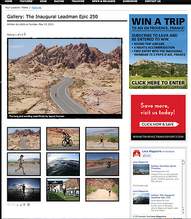 Leadman Epic 250, Lava Magazine
