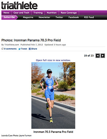 Leanda Cave, Triathlete Magazine