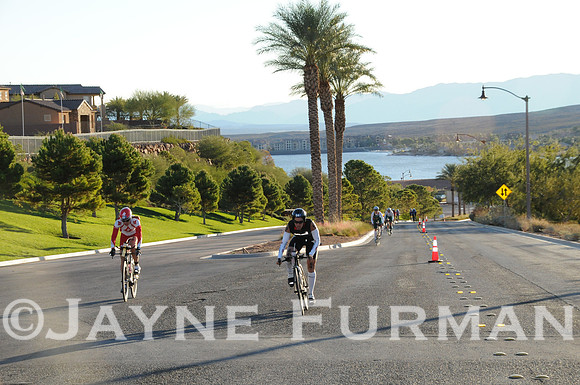 First climb of the day in Lake las Vegas