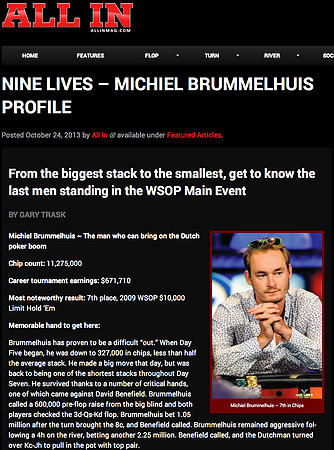 Michiel Brummelhuis - All In Magazine