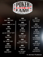 Poker Hall of Fame 2013-2016