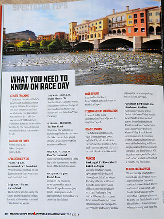 Ironman World Championship 70.3 Las Vegas Program